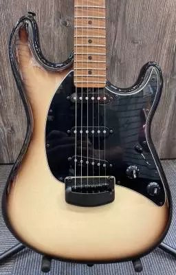 Ernie Ball Music Man - Cutlass HT SSS Electric Guitar w/Case - Brulee